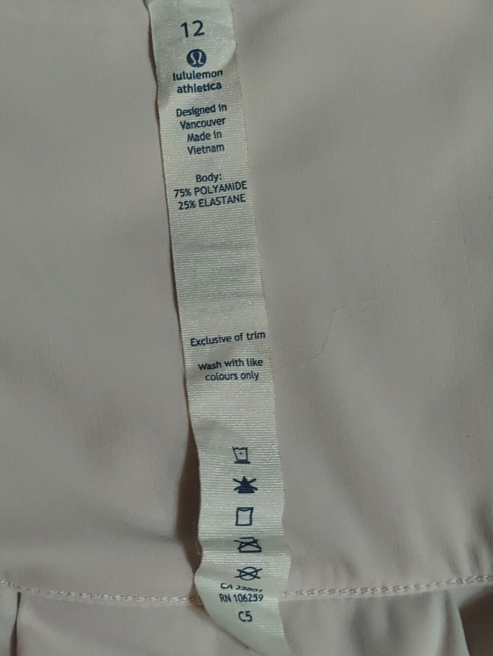 Lululemon Solo Blouse In Cream - Picture 9 of 12